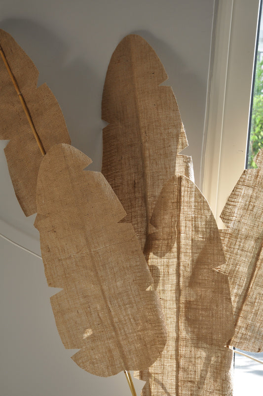 Banana and Fringe Leaves - tropical faux branch decor, Handpick Egypt