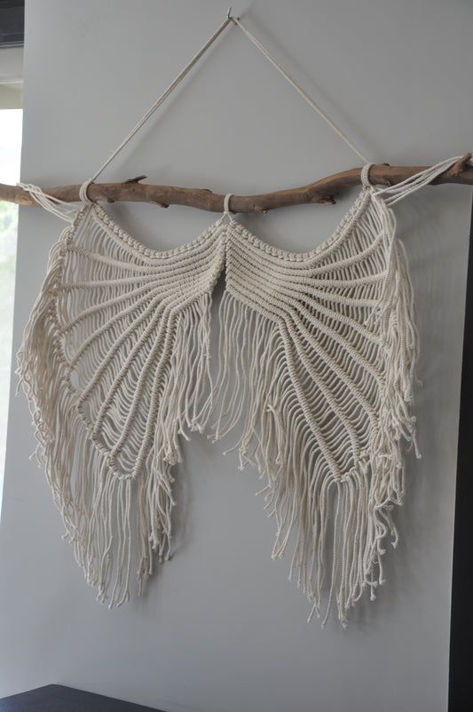 Angel Wings Macrame - angel wings pattern wall hanging, Handpick Egypt