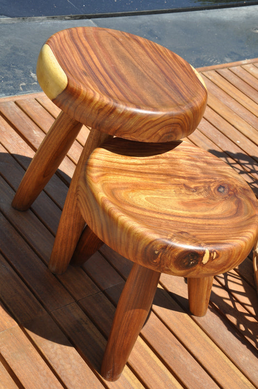 Saggy Table Set - two Aserus wood side tables, Handpick Egypt