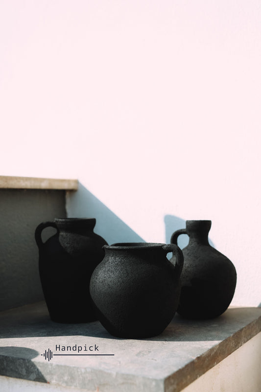 Babel Pottery - reactive-glaze handmade pottery set, Handpick Egypt