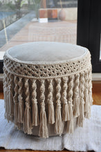 Load image into Gallery viewer, Macrame Pouf
